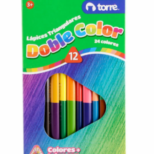 Lapices colores dobles
