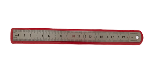 Regla metalica 20cm