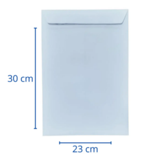 Sobre papel carta